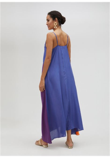 Vestito lungo con spalline LOLA CASADEMUNT | LS2516011VIOLA ARANCIO